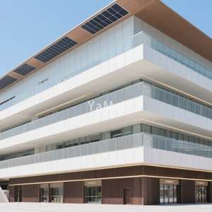 कारखाने प्रत्यक्ष अनुकूलन एल्यूमीनियम पर्दा दीवार मॉल और विला के लिए उत्कृष्ट शैली का समर्थन करता है - Product Image 3