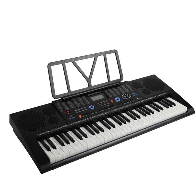 61-Keys Portable Electric Organ Synthesizer Beginner's Electronic Keyboard Instrument Made of Plastic From China Factory