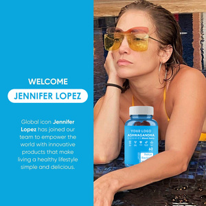 Tự nhiên hỗn hợp berry KSM-66 Ashwagandha chiết xuất từ rễ bổ sung Gummies với Vitamin D thảo dược thư giãn và thư giãn cho người lớn - Product Image 4