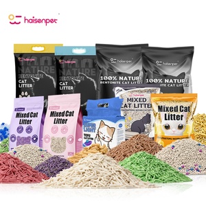 Arena para Gatos HAISEN al por Mayor, Precio OEM/ODM, Arena Aglomerante con Aroma, de Pino, Maíz, Cristal, Bentonita, Tofu - Product Image 1