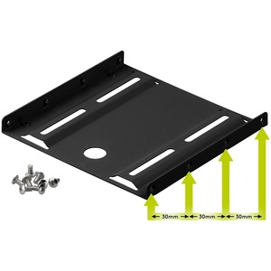 Marco de instalación para discos duros o SSDs de 2,5 a 3,5 pulgadas, soporte de montaje con tornillos - Product Image 2
