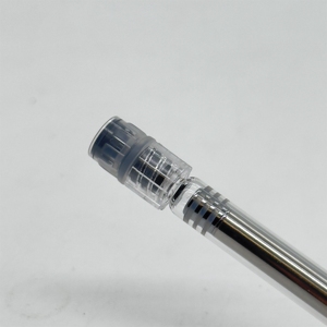 Seringue en verre OEM personnalisée de 1 ml, design fin avec piston en acier inoxydable durable |   Réutilisable pour la distribution scientifique et industrielle - Product Image 5