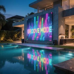 Pantalla LED para Cine <span class=keywords><strong>en</strong></span> Casa y Exteriores, con Carcasa de Aluminio <span class=keywords><strong>Premium</strong></span>, Marca Jode |   Crea tu Cine <span class=keywords><strong>en</strong></span> Casa para Noches de Cine y Eventos Deportivos - Product Image 1