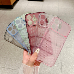เคสโทรศัพท์แบบตาข่ายบางใสระบายความร้อนสำหรับ iPhone 18Pro 15 16 17 Pro Max ป้องกันการเกิดความร้อน ระบายอากาศได้ดี ป้องกันการกระแทก - Product Image 3