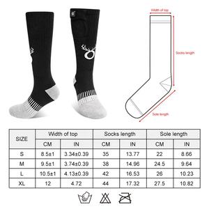 Vente en gros Sports <span class=keywords><strong>de</strong></span> ski d'extérieur d'hiver Coolmax tricoté antidérapant thermique sans fil télécommande batterie <span class=keywords><strong>pied</strong></span> chaud chaussettes chauffantes - Product Image 6