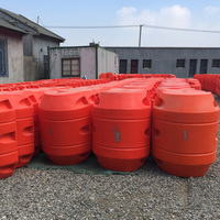 Flotteurs de dragage en PEHD à marque privée, bouées de dragage en polyéthylène pour conduites marines, flotteurs de pipeline pour dragage en eau de mer