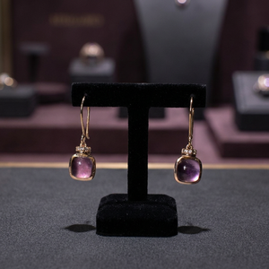 Pendientes de Plata S925 con Baño de Oro de 14K, Citrino Natural y Circonita Cúbica, Personalizables para Venta al por Menor, OEM, ODM, desde Tailandia - Product Image 3