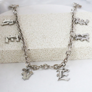 Cadena para Pantalones con Diseño de Letra, de Metal, Acero Inoxidable, Aleación, Estilo Hip Hop Rock, con Logotipo Personalizado, para Bolsillo de Pantalones, Jeans, para Hombre - Product Image 2