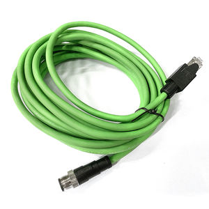 Câble vert étanche CAT5E M12 Dcode vers RJ45 Catégorie de produit Connecteurs - Product Image 6