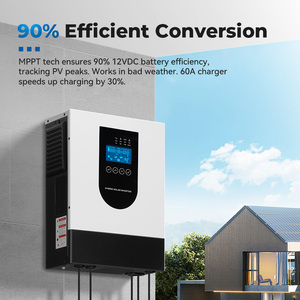 Biến tần năng lượng mặt trời lai <span class=keywords><strong>1.5</strong></span> KW 12V, biến tần chuỗi AC ngoài lưới điện, tự động 60HZ, một pha - Product Image 2