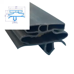 Kühllager kühlschrank kühlschrank pvc gummi kunststoff dichtung streifen tür dichtung extrudierten profil