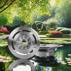 Projecteur LED de <span class=keywords><strong>piscine</strong></span> haute puissance <span class=keywords><strong>à</strong></span> fentes, étanche en acier inoxydable pour extérieur, avec fonction de changement de couleur - Product Image 3