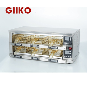 Venta caliente 2 3 4 capas Vertical hamburguesa carne pastel Patty calentador comida rápida <span class=keywords><strong>McDonald</strong></span> KFC Vertical calentador vitrina para la venta - Product Image 1