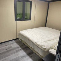 Maison conteneur modulaire préfabriquée de luxe, contemporaine, extensible, de 40 pieds, à deux étages, confortable, avec salle de bain et bureau, pour l'extérieur