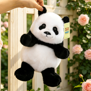 Nuovo Peluche Panda Carino 2026, Giocattolo Rotondo e Morbido, Bambola Panda Imbottita, Animale da Abbracciare per Bambini, Regalo, Decorazione Casa, Souvenir - Product Image 4