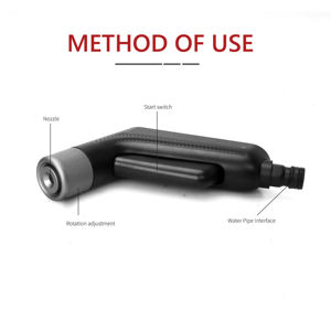 洗車およびガーデンクリーニングのための拡張可能なホース付き調節可能な手動高圧水スプレーガンセット - Product Image 3