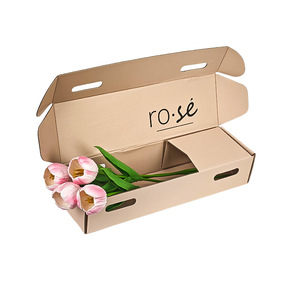 Custom Packaging Corrugated Cardboard Shipping Digital Printing <strong>Flower</strong> <strong>Boxes</strong> for Bouquets - Product Image 5