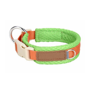 Atmungsaktives Nylon-Hunde halsband Verstellbare, weiche, haut freundliche, mehrfarbige, optionale Haustier halsbänder mit Metalls chnalle für Hunde Hot Sale - Product Image 2