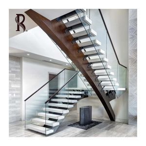 Kits de <span class=keywords><strong>escalera</strong></span> recta interior nórdica moderna personalizada Mono Stringer <span class=keywords><strong>viga</strong></span> <span class=keywords><strong>central</strong></span> <span class=keywords><strong>precio</strong></span> de fábrica aumento nórdico personalizado - Product Image 4