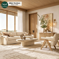 Ensemble de canapés sectionnels contemporains pour salon, meubles d'intérieur modernes, canapé en tissu éponge doux et confortable pour appartement