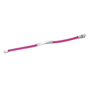 Pulsera de Acero y Brazaletes de Moda de EVA Rosa de 0.5CM - Product Image 2