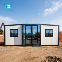 Maisons conteneurs extensibles à vendre, fournisseur chinois, maisons modulaires détachables avec salle de bain, cuisine et salon
