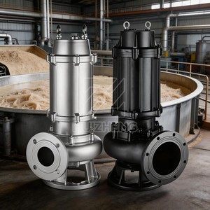 Pompe submersible pour eaux usées corrosives industrielles en acier inoxydable 304/316, haute efficacité, certifiée ISO9001 CE - Product Image 4