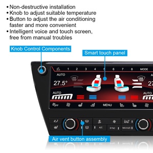 แผงควบคุมเครื่องปรับอากาศนาวีฮัวสำหรับ BMW X1 ปี 2016-2020 แผงควบคุมอุณหภูมิแบบดิจิตอล LCD - Product Image 3