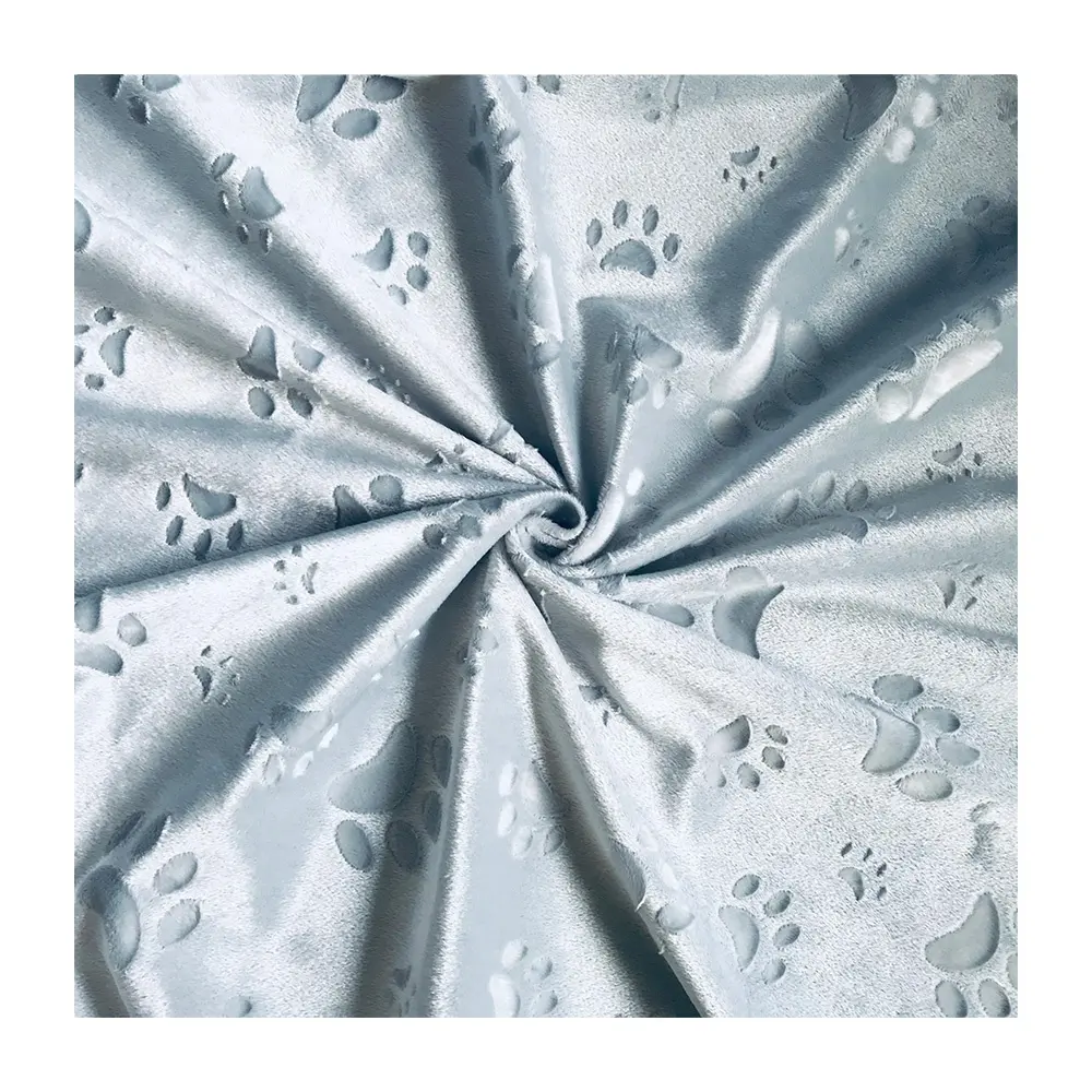 Süper yumuşak baskılı kumaş malzemeleri düşük fiyat yüksek kalite özel kabartmalı Polyester ev tekstili kumaşı