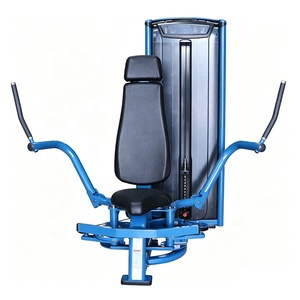 Machine <span class=keywords><strong>de</strong></span> <span class=keywords><strong>musculation</strong></span> professionnelle pour press à la poitrine, flys pectoraux et extensions des deltoïdes dorsaux <span class=keywords><strong>avec</strong></span> pile <span class=keywords><strong>de</strong></span> poids - Product Image 2