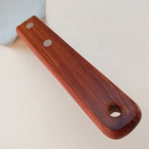 <span class=keywords><strong>Pala</strong></span> de pizza antiadherente de acero inoxidable con mango de madera de roble, nuevas herramientas de pastelería, accesorios, espátula de paleta para Pizzas - Product Image 5