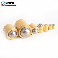 VEICH VCN410 Plongeur à ressort à bille en laiton de haute qualité, à ajustement par pression, avec bille en SUS440C, conception durable, tailles 3-12mm, gestion de la qualité