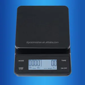 2021 New Touch Screen Coffee Scale Charging Power,Timer Function Coffee Scale Kitchen Scale 3000g/0.1g MS-R09