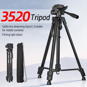 Trépied photo <span class=keywords><strong>micro</strong></span> à quatre têtes F3520, support pour télescope, lampe de pêche nocturne, support pour selfie et diffusion en direct - Product Image 1