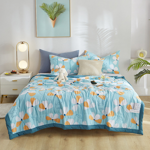 لحاف صيفي مطبوع رقيق من البوليستر بالزهور الملونة الأفضل مبيعًا للبيع بالجملة - Product Image 5