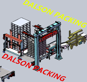 自動XYZ軸ガントリーロボットパレタイザーマシン、座標カートンパレタイザーマシン - Product Image 5