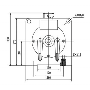 MGD87 Lift Parts Elevator Host Permanent magnet Synchron Getriebe lose Stahlband-Traktion maschine - Product Image 2