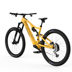 Vélo de montagne à suspension intégrale en fibre de carbone, moteur central à couple élevé 105 Nm, selle imprimée en 3D, vélo électrique professionnel ultra-suspendu - Product Image 2