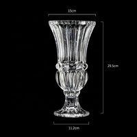 Fabrik Großhandel europäische Retro Blumen blumen arrangement Glasvase