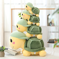 Nouvelle Peluche de Noël Faite à la Main en Forme de Petite Tortue à Capuche, Extensible et Super Douce