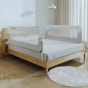 Corrimão dobrável para cama de bebê, fornecimento direto da fábrica, produtos de segurança para bebês, corrimão para cama de bebê