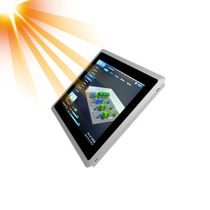 Độ sáng cao cảm ứng công nghiệp bảng điều chỉnh PC 10.4 <span class=keywords><strong>12.1</strong></span> 15 17 19 inch ngoài trời ánh sáng mặt trời có thể đọc được cảm ứng màn hình <span class=keywords><strong>LCD</strong></span> màn hình - Product Image 1