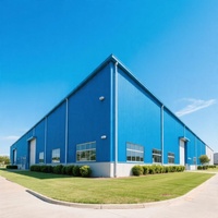 Structure en acier à ossature portique pour entrepôt de distribution logistique, atelier d'emballage et usine de stockage