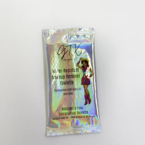 Échantillons gratuits, impression personnalisée, lingettes parfumées écologiques, lingettes individuelles emballées, lingettes humides pour les compagnies aériennes, lingettes nettoyantes pour hôtel - Product Image 1