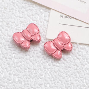 Polka Dot Acrylique DIY Métal Perles Peint Noeud Papillon Mignon Arc Décoration pour Collier Bracelet Autres Accessoires - Product Image 2