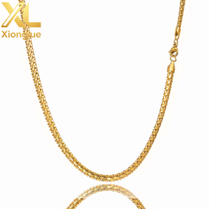 Inspire Jewelry Collar de Cadena de Espiga de Acero Inoxidable Chapado en Oro de 18K con Circonita Natural Engastada en Garra, Venta al por Mayor de Fábrica, Altamente Pulido - Product Image 5