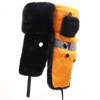 Nuovo Cappello Invernale Unisex Lei Feng con Display LED, Extra Spesso, Foderato in Pile, Antifreddo, Protezione per le Orecchie, in Tessuto Poliestere/Cotone