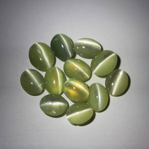 Piedra Preciosa de Ojo de Gato de Alta Calidad, Crisoberrilo Natural, Corte Ovalado de 2-5 mm, 200 ct, para la Elaboración de Joyas - Product Image 2