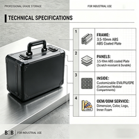 Étui de transport personnalisé en aluminium à 3 rangées pour outils de présentation d'échantillons, rangement de pièces de monnaie pour les boîtes de collection PCGS NGC ANACS, idéal pour les salons de cartes