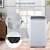 Climatiseur Portable 12000 BTU 3-en-1 : Refroidissement, Chauffage, Déshumidificateur Rapide, Modes Ventilateur, Oscillation Automatique, Télécommande - Product Image 2